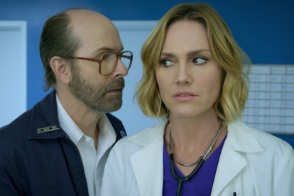 Brian Huskey and Erinn Hayes in 'Medical Hospital'