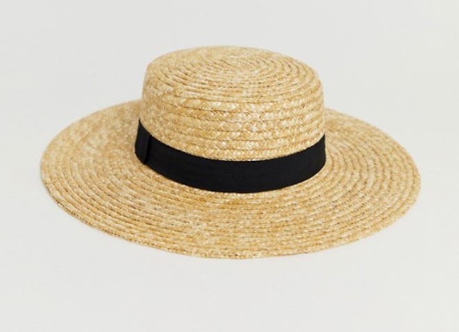Natural Straw Easy Boater