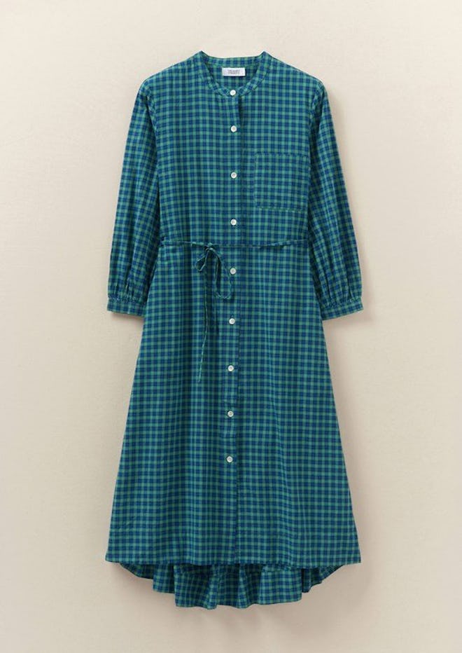 Kala Check Shirt Dress