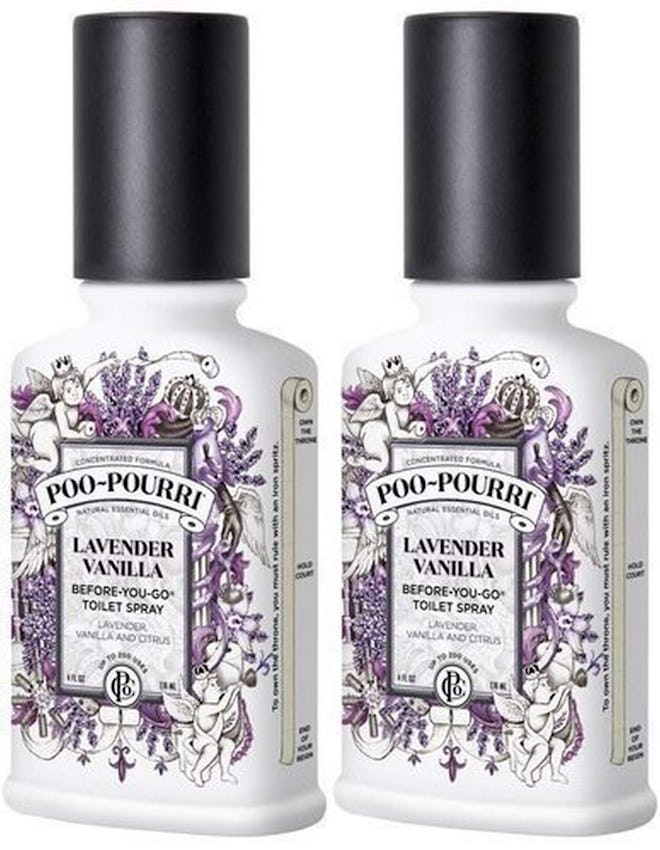 PooPourri Before You Go Spray, Lavender Vanilla (2-Pack)