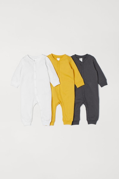 3-pack Cotton Jumpsuits