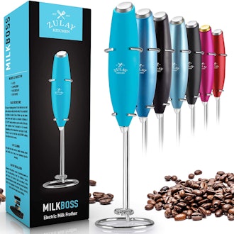 Zulay High Powered Milk Frother Handheld Foam Maker for Lattes