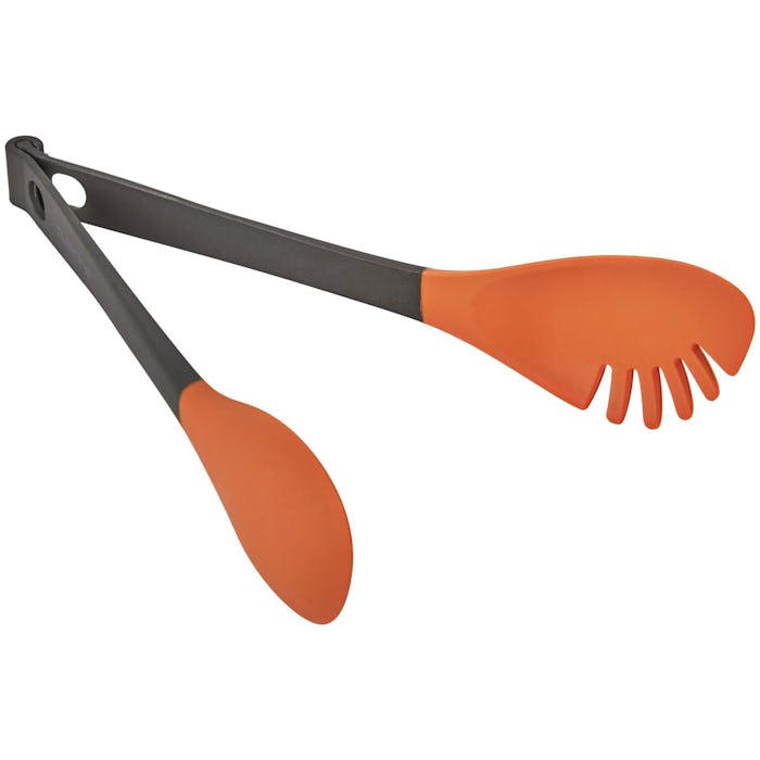 cusinine Heart 2-in-1 Silicone Food Tongs