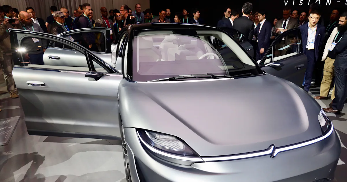 S Vision Sony's Vision-S concept is a beauty of an electric car