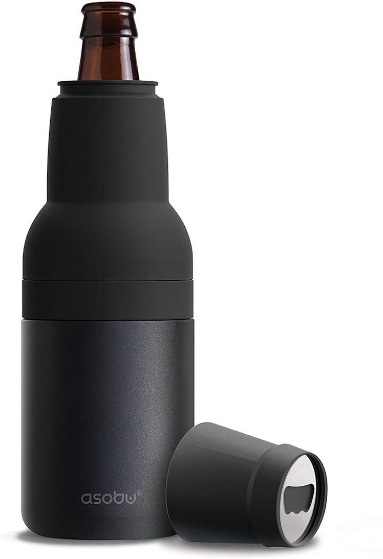Asobu Frosty Beer 2 Go Vacuum Insulated Double Walled Stainless Steel Beer Bottle and Can Cooler