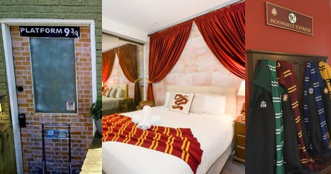 7 'Harry Potter'-Themed Airbnbs To Rent For The Most Magical Fall Vacay Yet