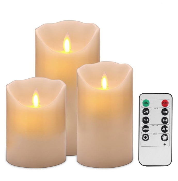 Enpornk Flameless Candles (Set of 3)