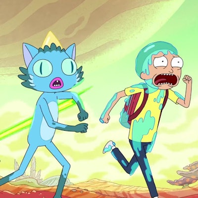 Morty runs with Chachi in Season 4