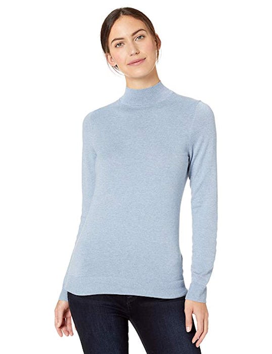 Amazon Essentials Women's Lightweight Mockneck Sweater