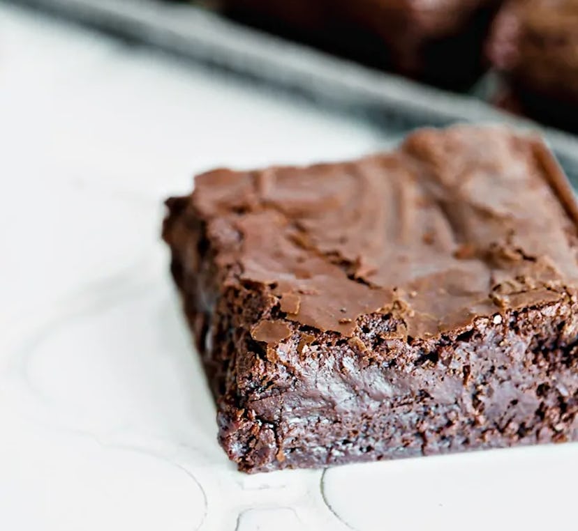 Easy homemade brownies recipe from Good Life Eats is fast, simple, and fudgy