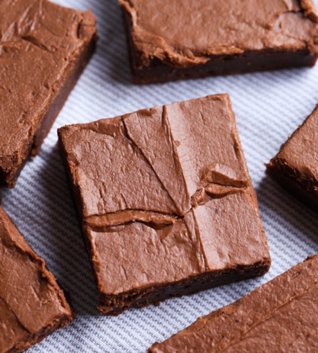 The frosted brownies recipe from Cookies & Cups is a classic