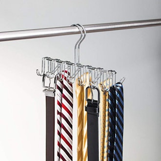 iDesign Classico Metal Tie And Belt Hanger