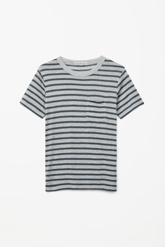 Striped Slub Pocket T-Shirt