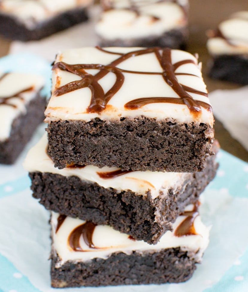 Zebra brownies from Inside BruCrew Life are a fun and quick dessert