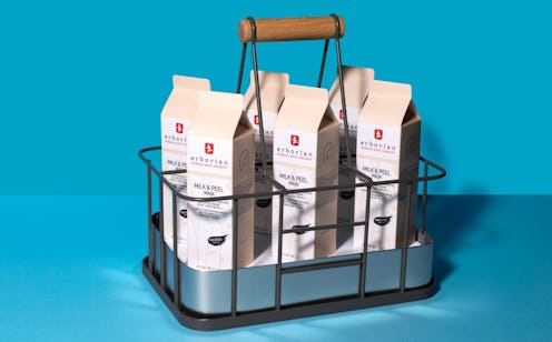 Face masks from Erborian's new Milk & Peel collection.