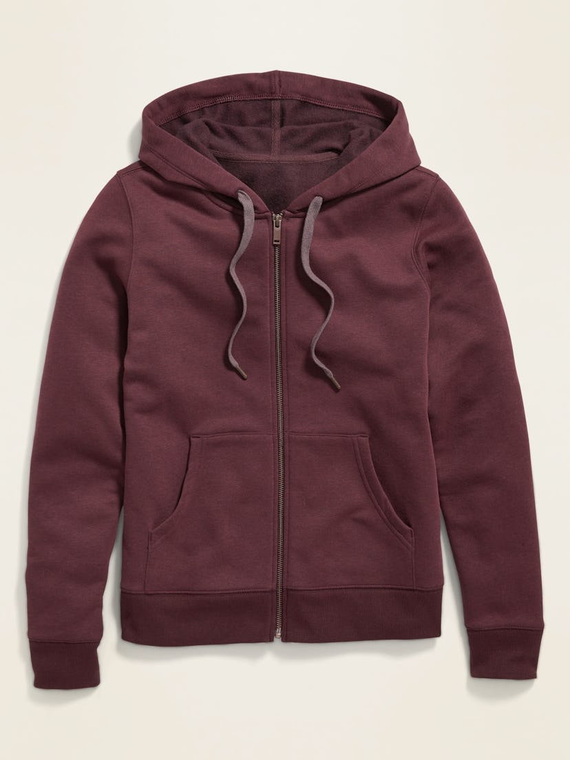 French Terry Zip Hoodie for Women