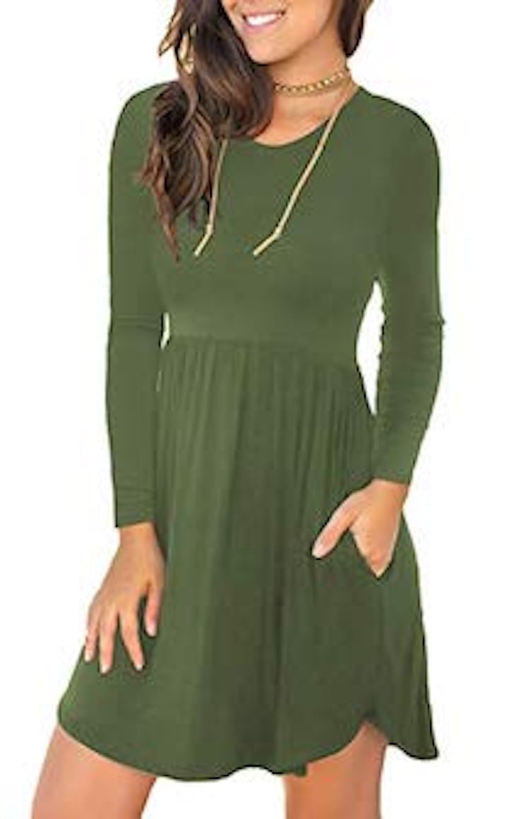 LONGYUAN Long Sleeve Dress