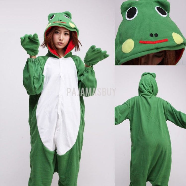 Pajamas Buy Green Frog Onesies Hoodie Costume Kigurumi Pajamas