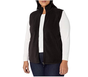 Amazon Essentials Plus-Size Full-Zip Fleece Vest