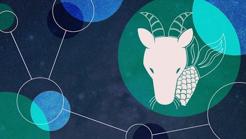 Capricorn zodiac sign illustration