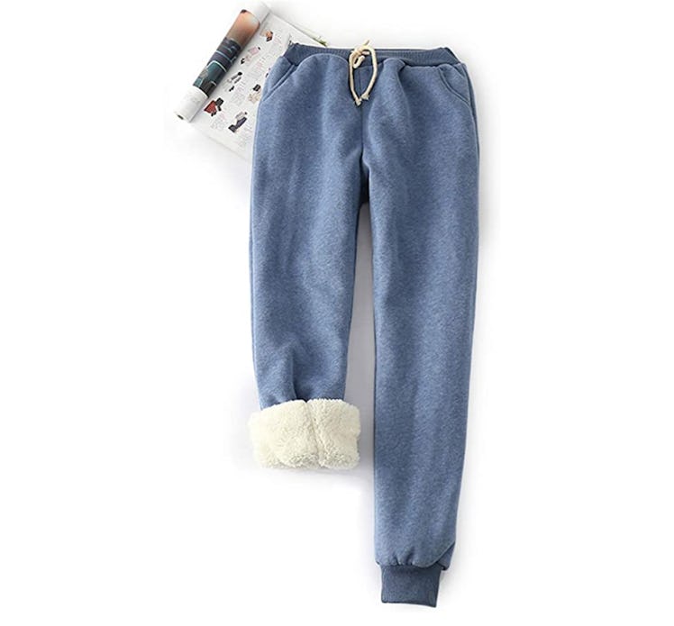 Yeokou Sherpa-Lined Sweatpants