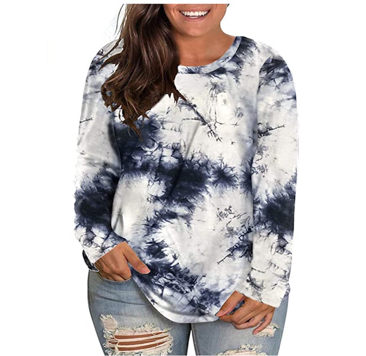 VISLILY Plus-Size Long Sleeve Top