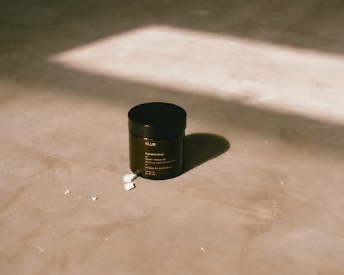 Klur Supreme Seed facial mask in jar.