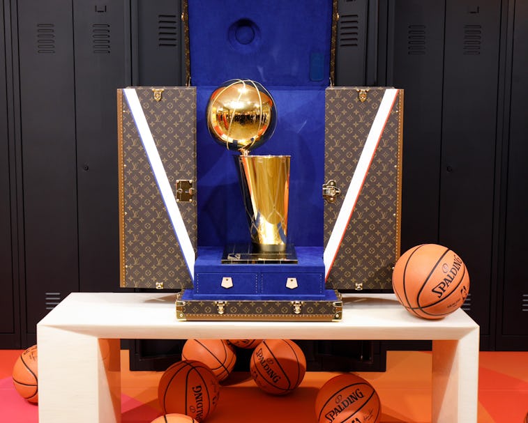 The World Cup Trophy Is Cased In A Louis Vuitton Trunk