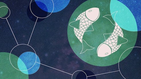 Pisces zodiac sign illustration