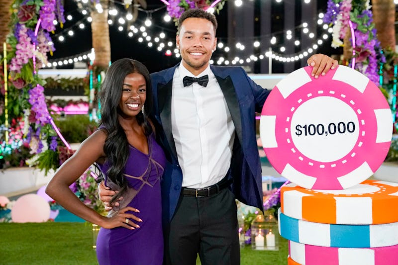 Love Island Season 2 Winners Caleb and Justine via CBS Press Site