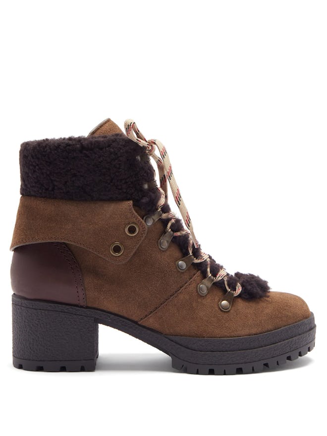Crosta suede hiking boots