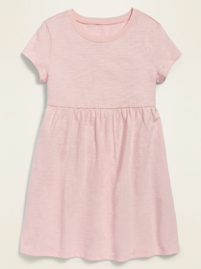 Fit & Flare Jersey Dress for Toddler Girls