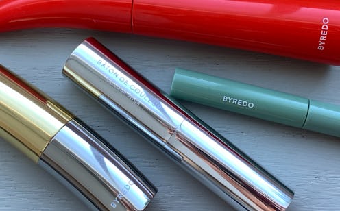 BYREDO Makeup Review: mascara, eyeliner, lipstick, and Colour Stick.