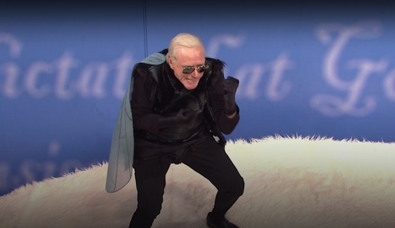 Jim Carrey as the fly on Mike Pence's head during the VP debate sketch on 'SNL'