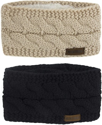 Muryobao Knitted Headbands (2-Pack)