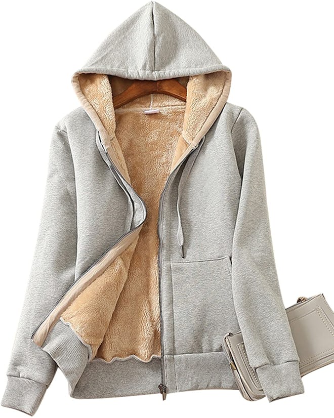 Yeokou Sherpa-Lined Hoodie