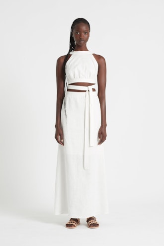 AMBROISE OPEN BACK GOWN