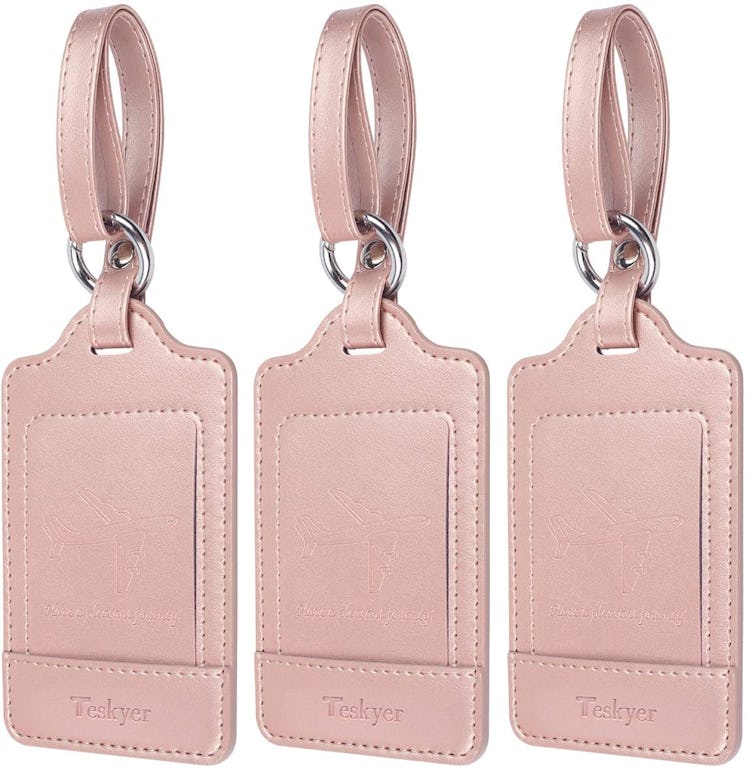 Luggage Tags, 3 Pack Teskyer Premium