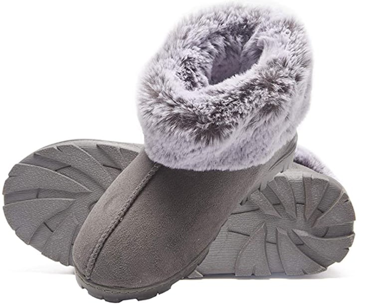 Jessica Simpson Faux Fur Bootie Slippers 