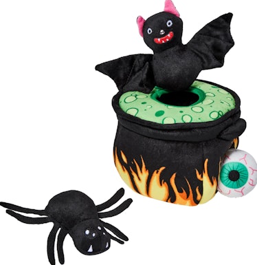 Frisco Halloween Witch's Cauldron Hide and Seek Plush Puzzle Dog Toy