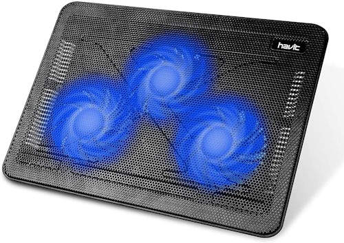 These must-have laptop accessories help keep your laptop cool by circulating air underneath.