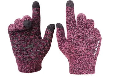 Achiou Winter Knit Touchscreen Gloves 