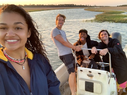 Madison Bailey and her 'Outer Banks' costars
