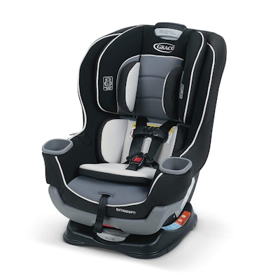 Graco Extend2Fit Convertible Car Seat | Ride Rear Facing Longer with Extend2Fit, Gotham