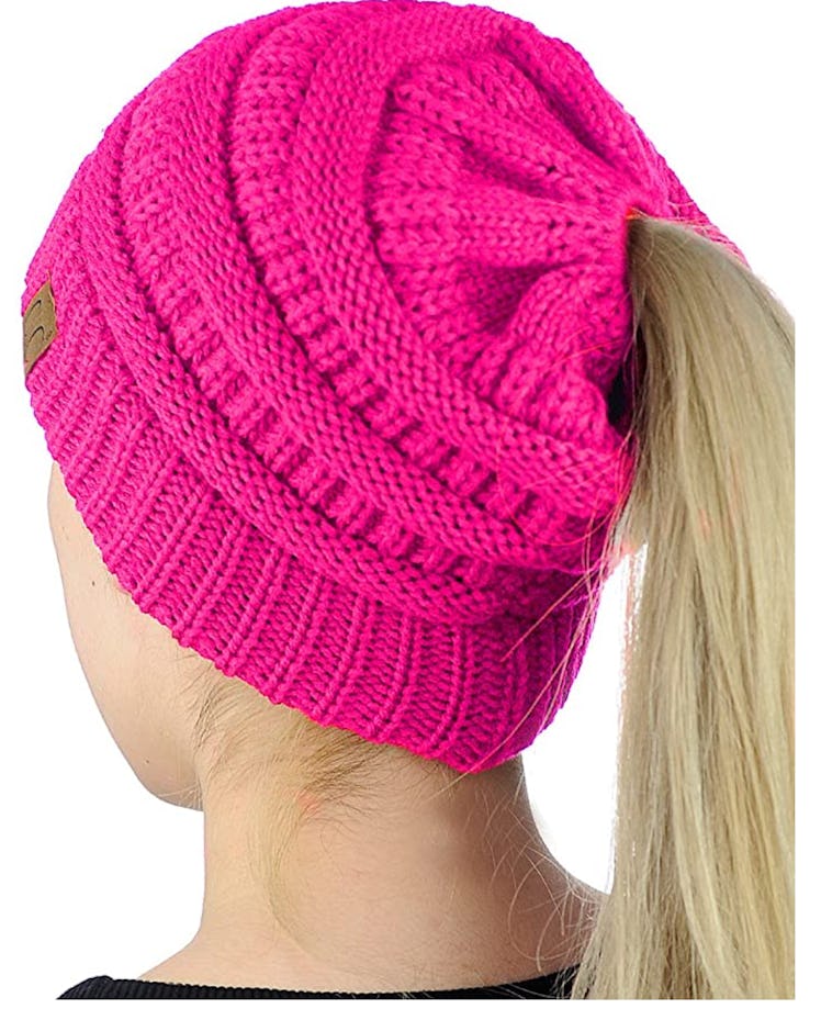 C.C. Ponytail Beanie Hat 