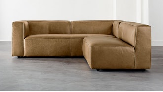 LENYX 2-PIECE LEATHER SECTIONAL