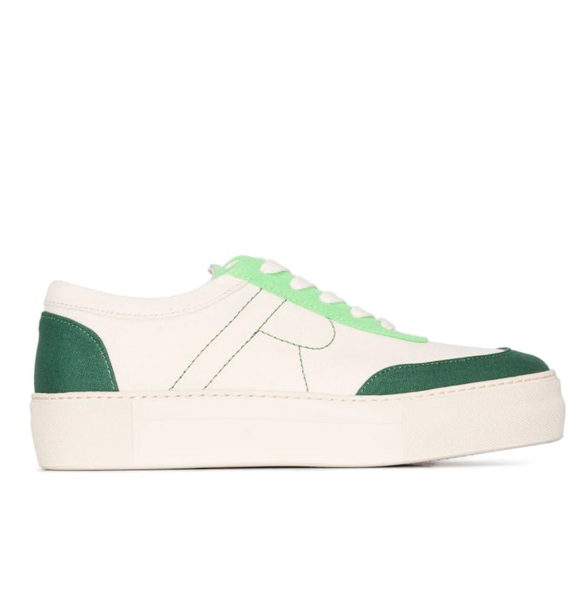 R Logo Low-Top Sneakers