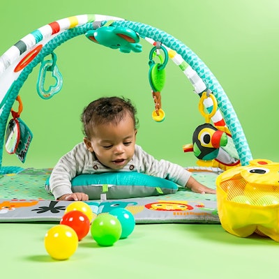 Bright Starts 4-in-1 Rounds of Fun Activity Gym & Ball Pit