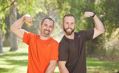 Cody Buell and Nathan Worthington on The Amazing Race via the CBS press site