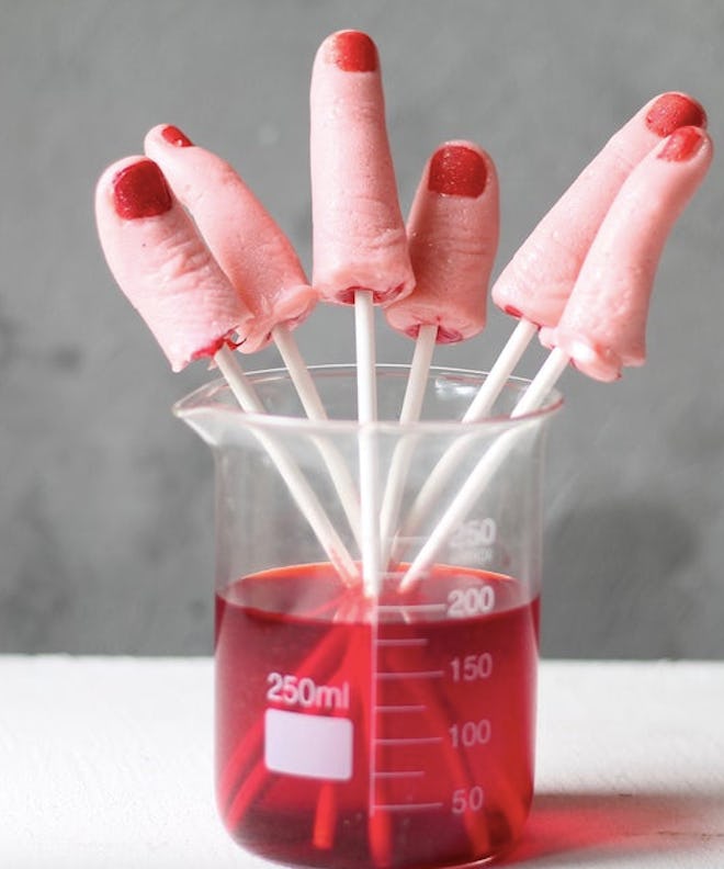 Severed Finger Lollipops